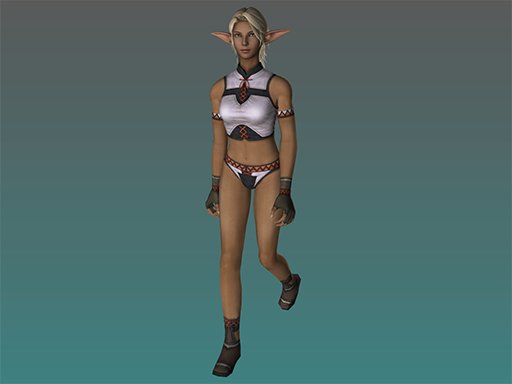 FF11 character creation model